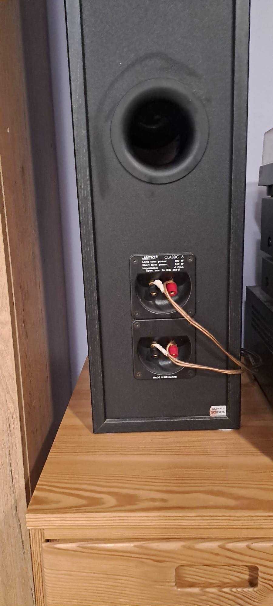 Zestaw Audio Technics + JVC z kolumnami Jamo 6 Classic