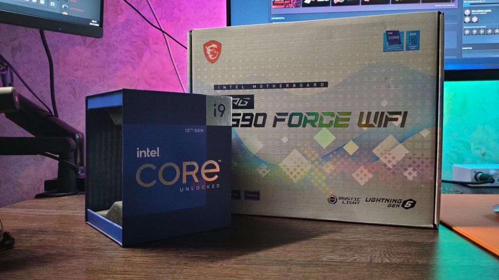 Комплект: мат плата MSI MPG Z690 Force WIFI и процессор i9-12900к