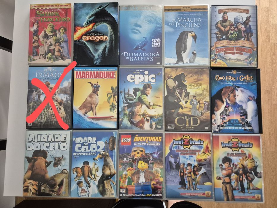 DVD'S Filmes infantis