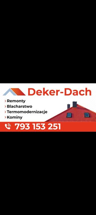 Usługi dekarskie Śląsk – papy, dachówki, remont kominów • wolne termin