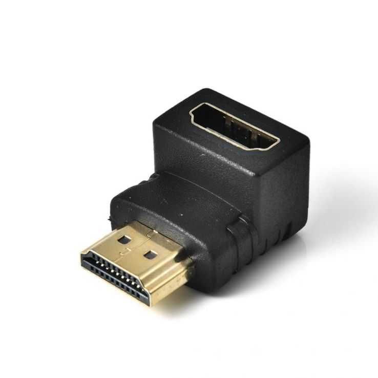 Переходник HDMI мама-мама муфта уголок 90 270 micro mini HDMI на DVI-D