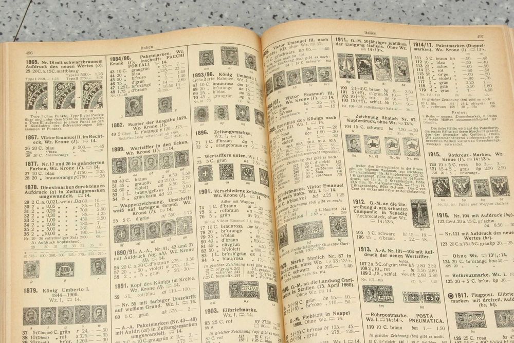 Katalog znaczków z Europy ZUMSTEIN, stan dobry