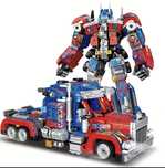 Klocki konstrukcyjne 2w1 1000szt. - Robot / Ciężarówka / Transformers