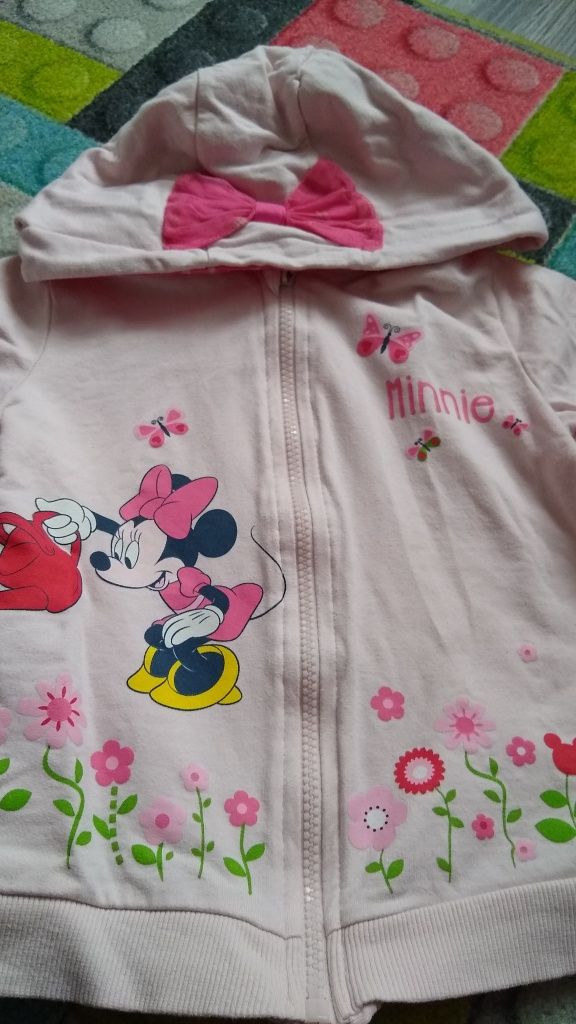 Dwie sztuki, bluza z Myszka Minnie rozm 98.