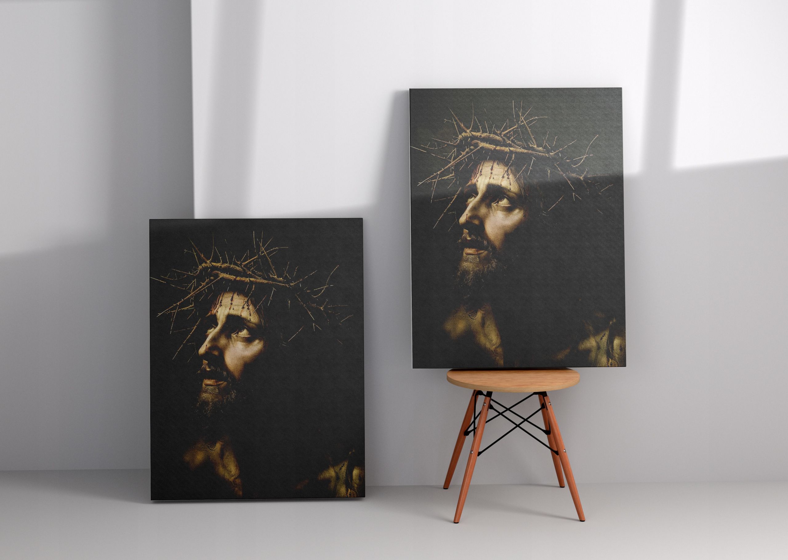 Obraz na płótnie – Jezus Chrystus w koronie cierniowej 30x40 cm