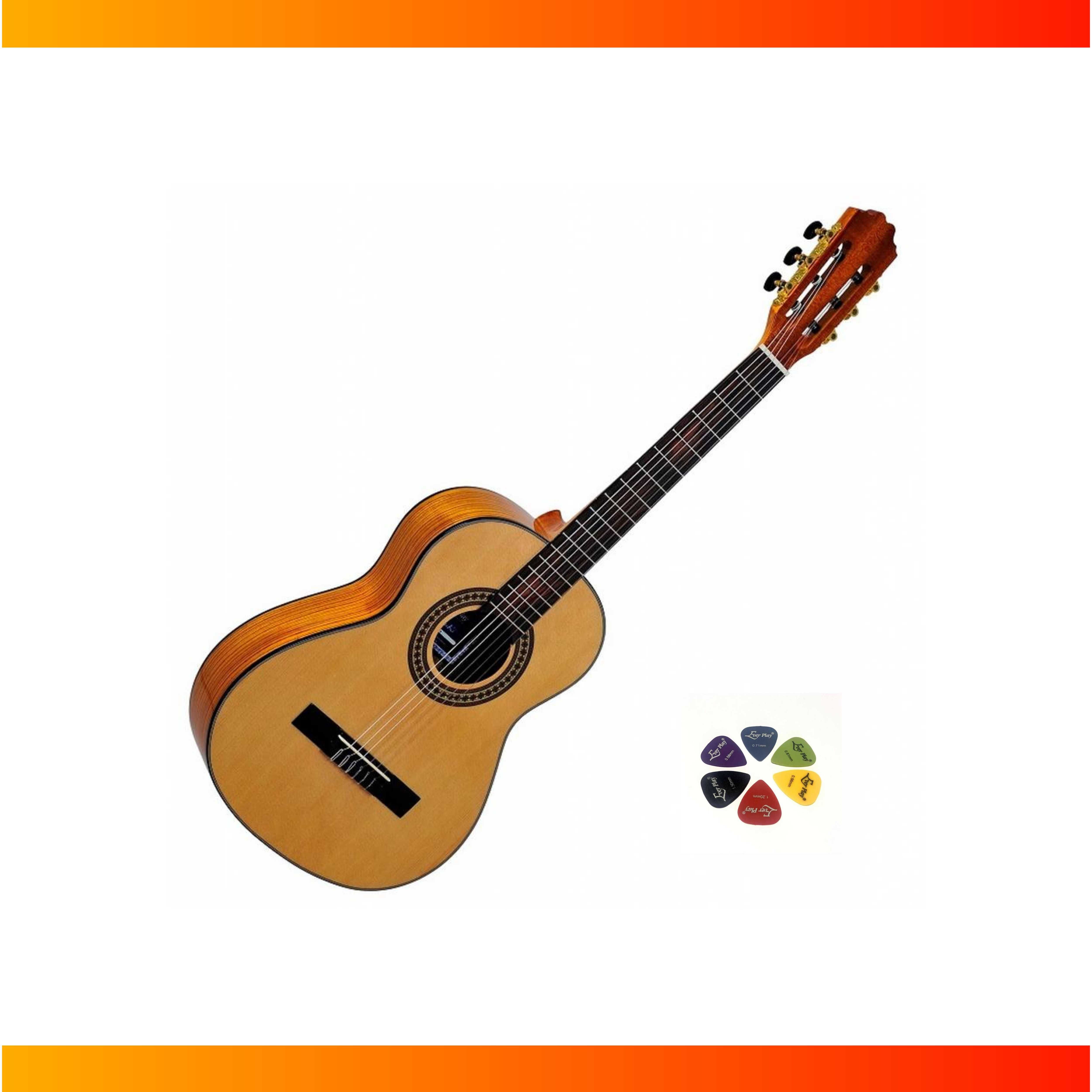 Gitara klasyczna Ever Play Taiki Zebrano rozmiar 4/4 / NOWA + gratis