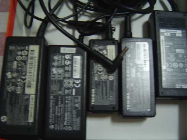 Carregadores HP, DELL, Toshiba, Samsung, Asus, Acer, Liteon funcionais