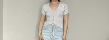 bluzka damska t-shirt top dzianina