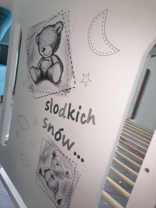 Łóżeczko dziecięce 120x60 z szufladą