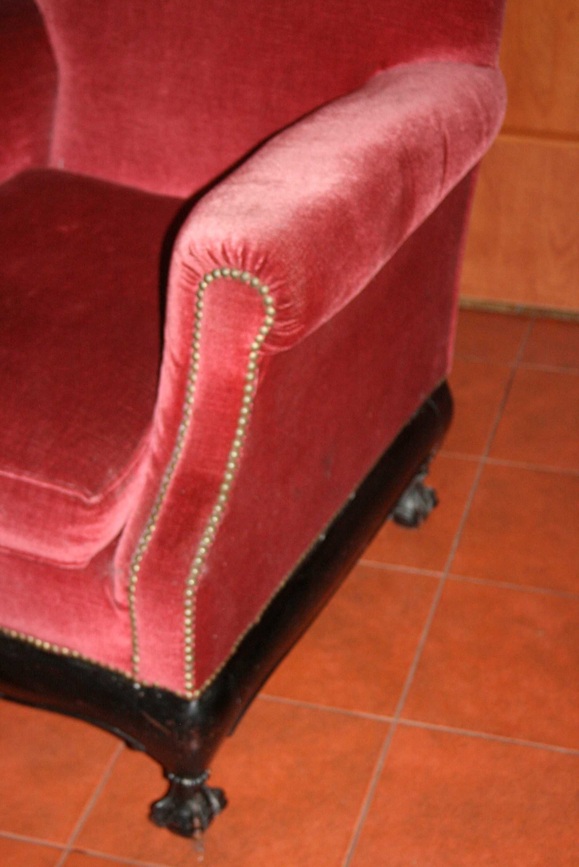 komplet wypoczynkowy antyki sofa i dwa fotele