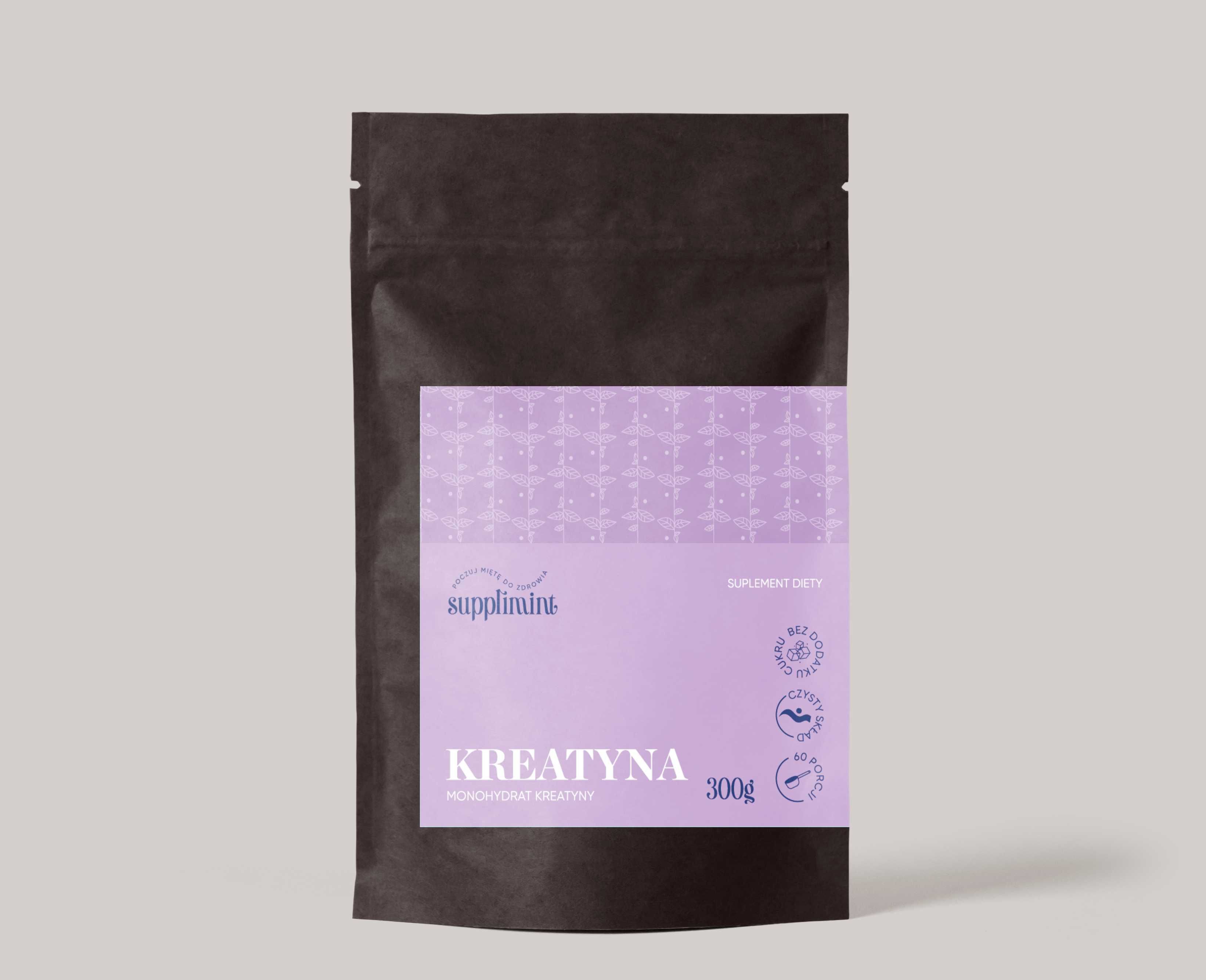 Supplimint monohydrat kreatyny 300g czarna porzeczka