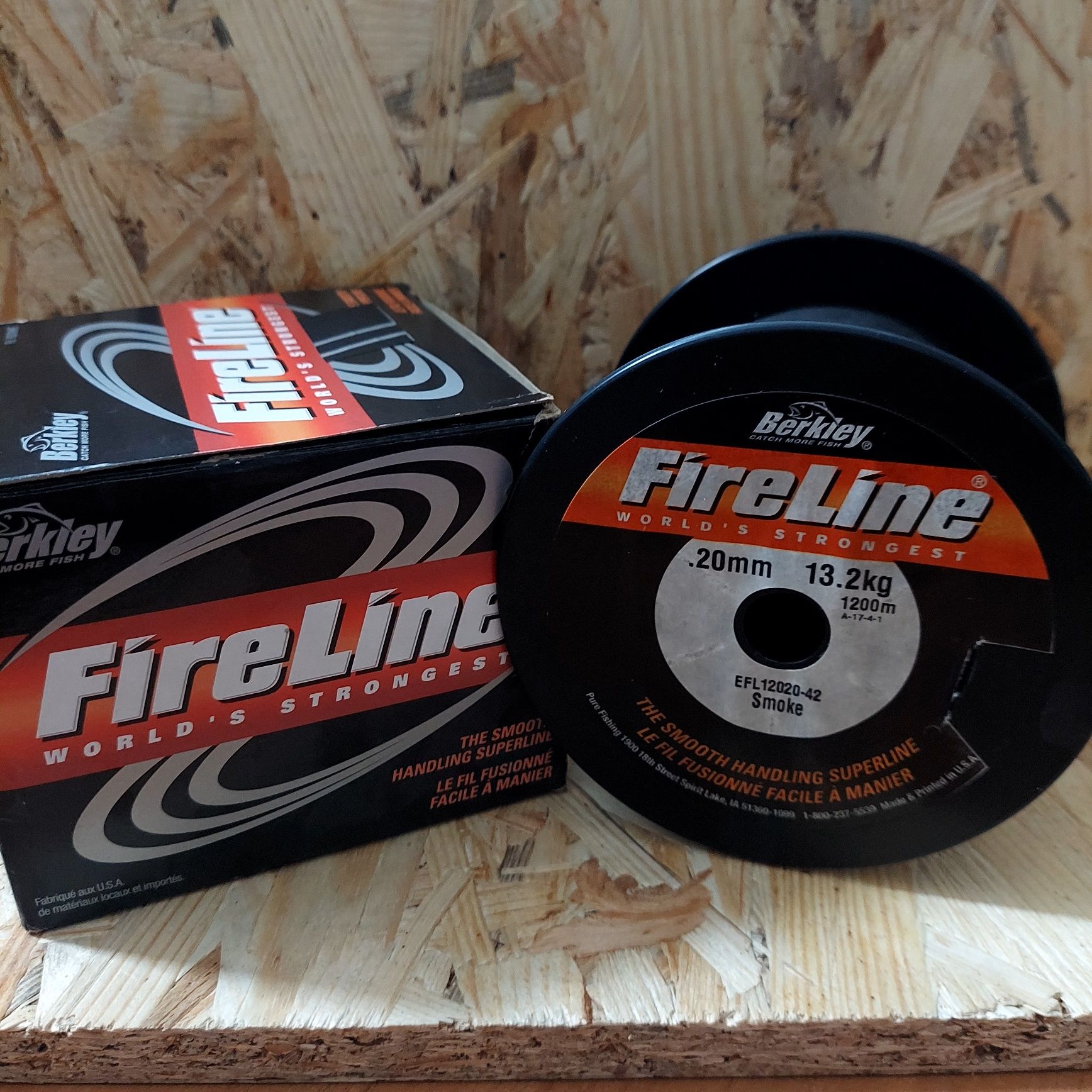 Plecionka  BERKLEY  FireLine  Smoke  20 mm   1200 m