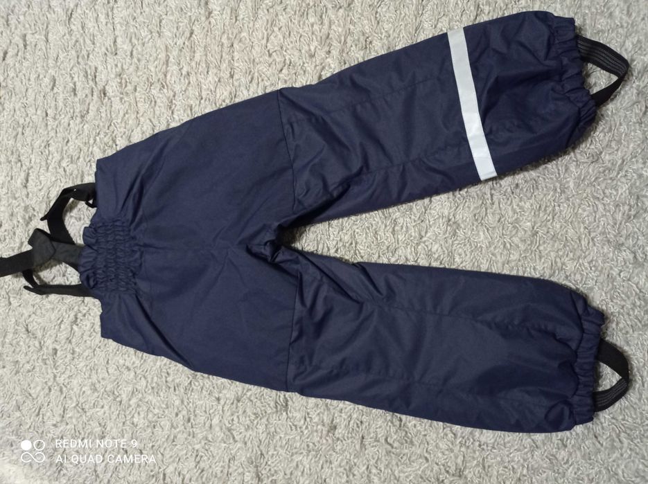 Новые зимние штаны полукомбинезон hnm р 5-6 лет
