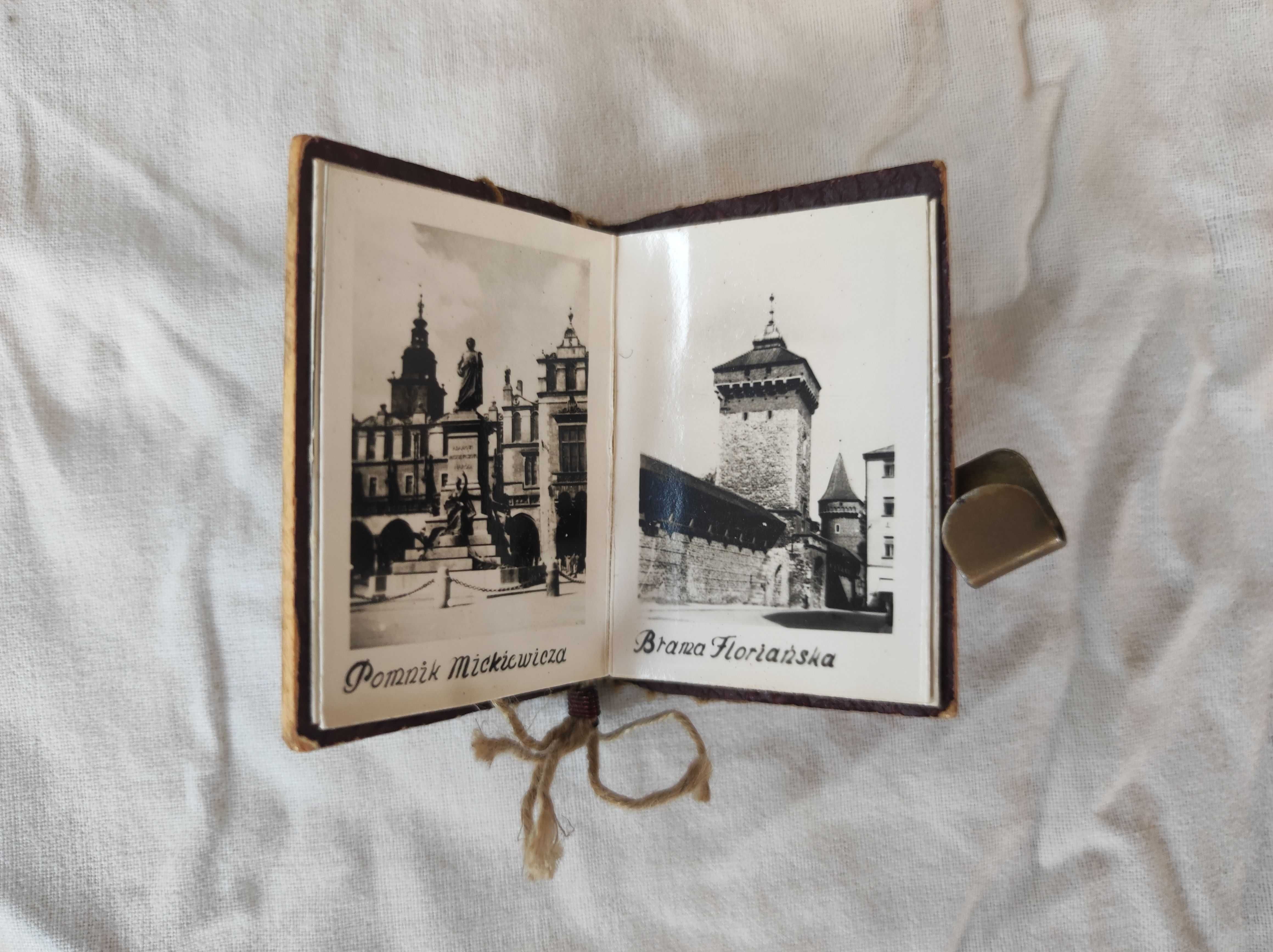 KRAKÓW - mini album fotograficzny mini fotoksiążka 1980