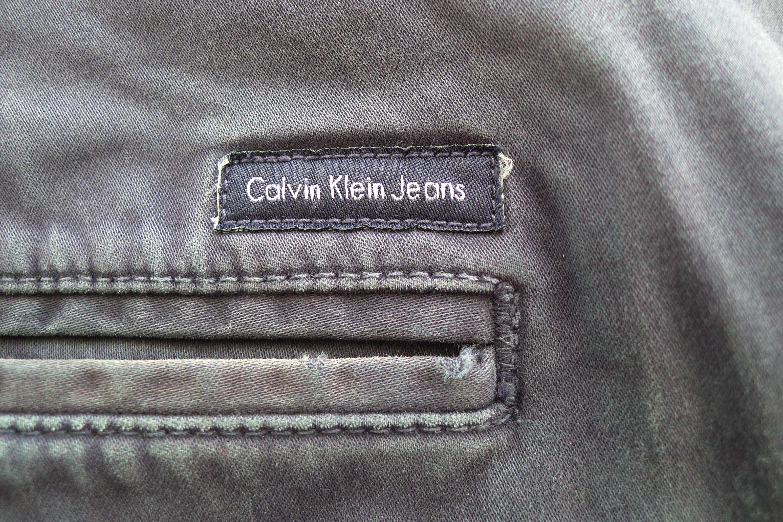spodnie Calvin Klein chino 34 chinosy pas 96-98 cm - okazja