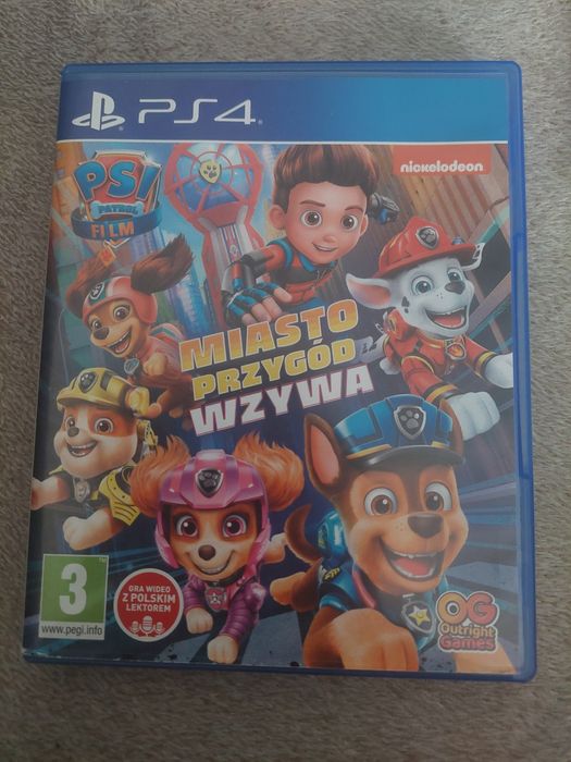 Gra na PS4 Psi patrol Miasto przygód wzywa