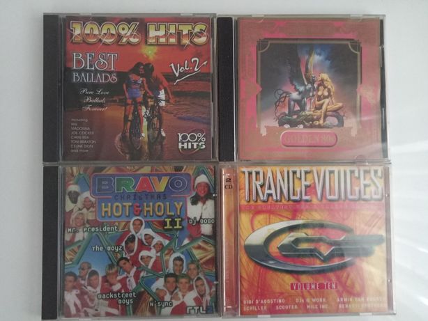 Cd Trance Voices + Bravo Christmas + Romantic collection 80's