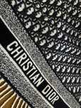 Elegancki szal Christian Dior 100% kaszmir z kolekcji Oblique