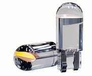 Mínimos led luz vidro w5w t10 luz branca