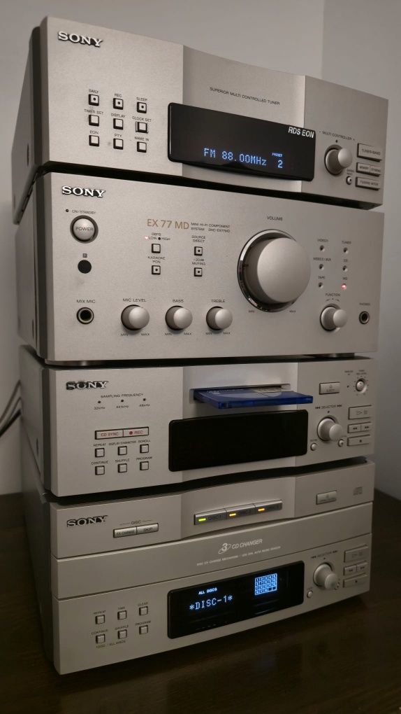 mini-wieża SONY DHC-EX77MD minidisc md