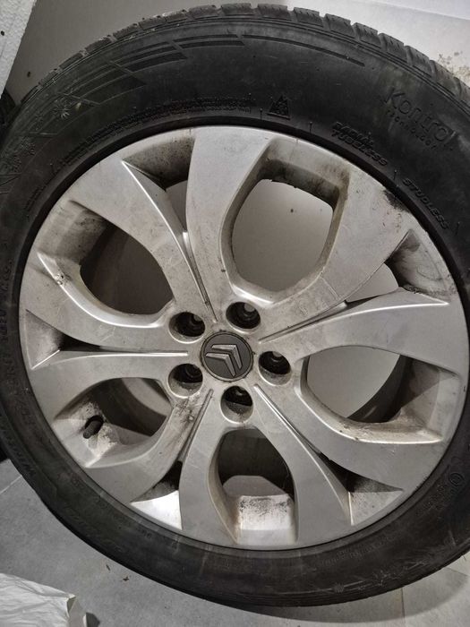 Felgi aluminiowe z oponami oryginalne citroen c5 5x108 17