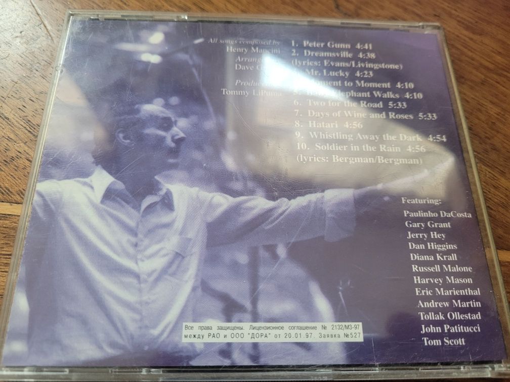 CD Dave Grusin Two for the Road (music of H.Mancini) 1997 Ltd