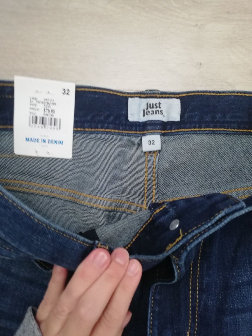 Nowe spodnie męskie just jeans, 32