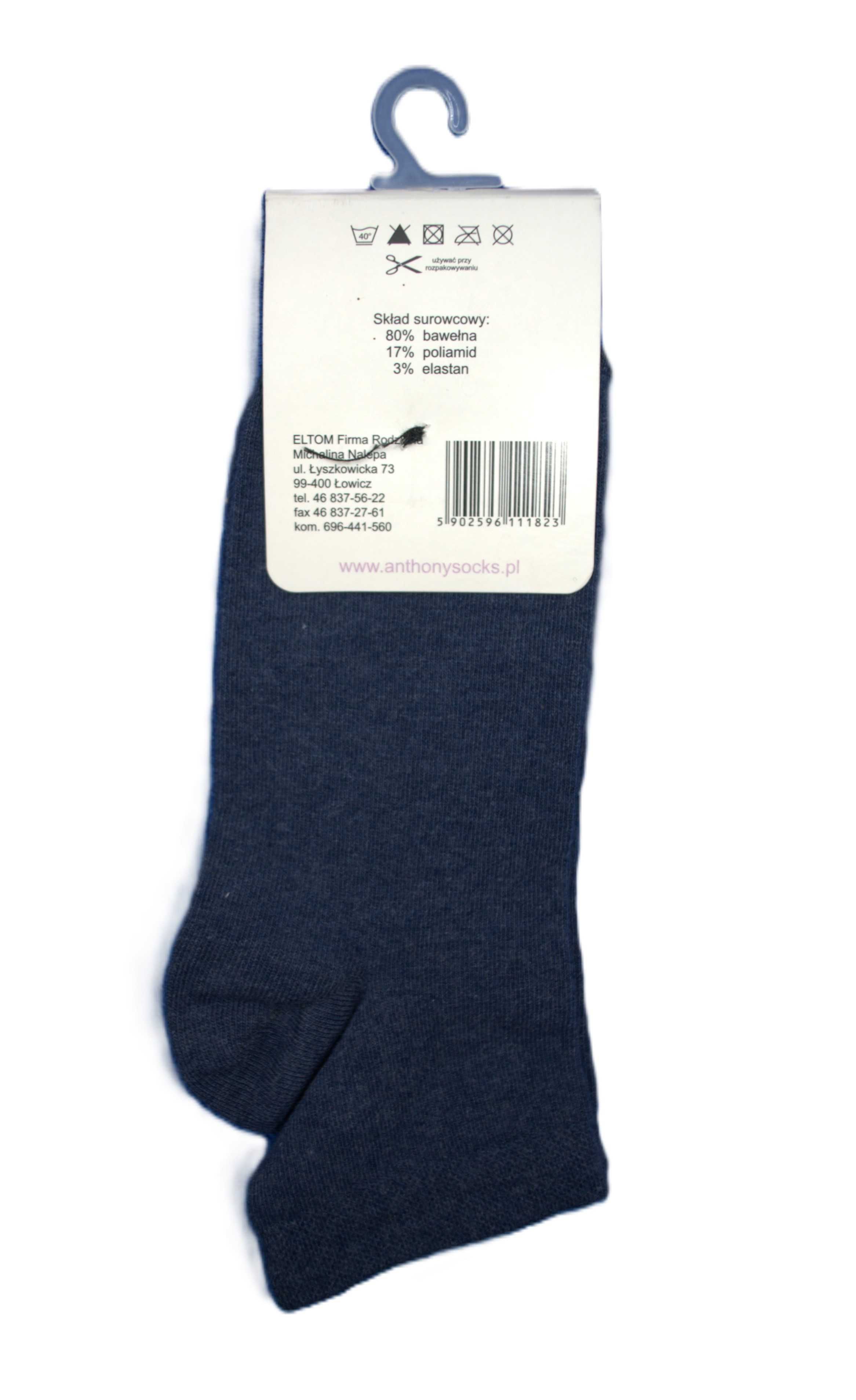 3 x JEANSOWE SKARPETKI Anthony 39-41 Dla Pań Eltom