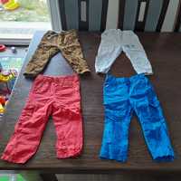 Paka/zestaw: 4 sztuki spodni (2 z opcją skrócenia nogawki) dla chłopca