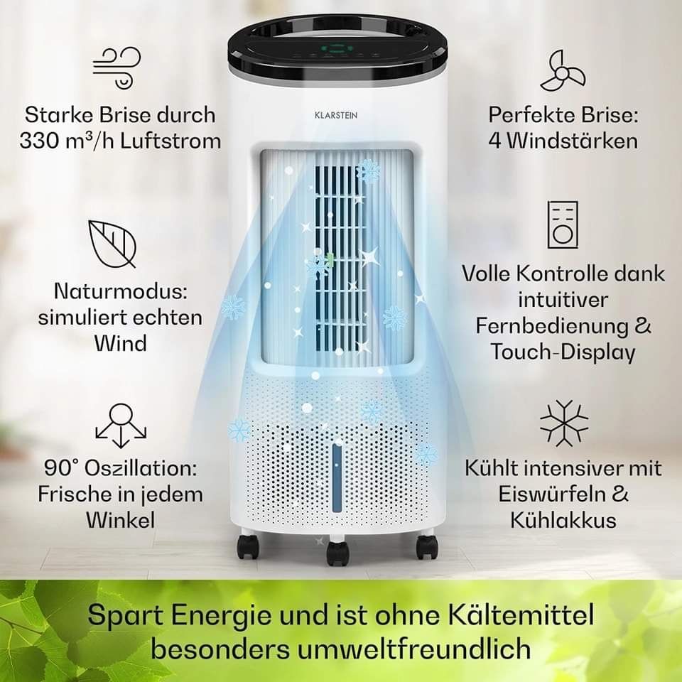 Охолоджувач кондиціонер Klarstein 4в1 Гарантія 330м³/год. З Німеччини.