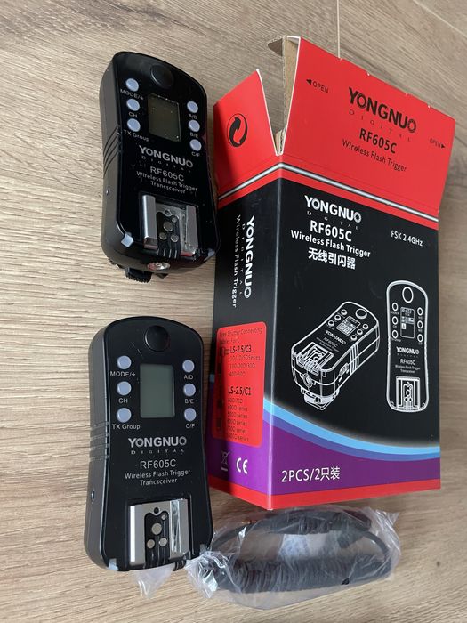 Wyzwalacz radiowy do lamp - Youngnuo RF605C (stopka Canon)