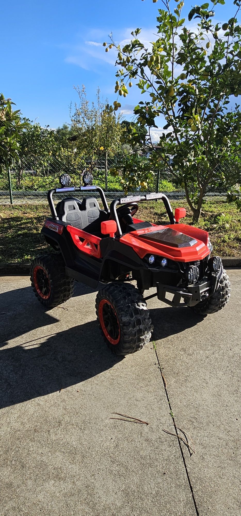 Jipe elétricos 4×4 com comando