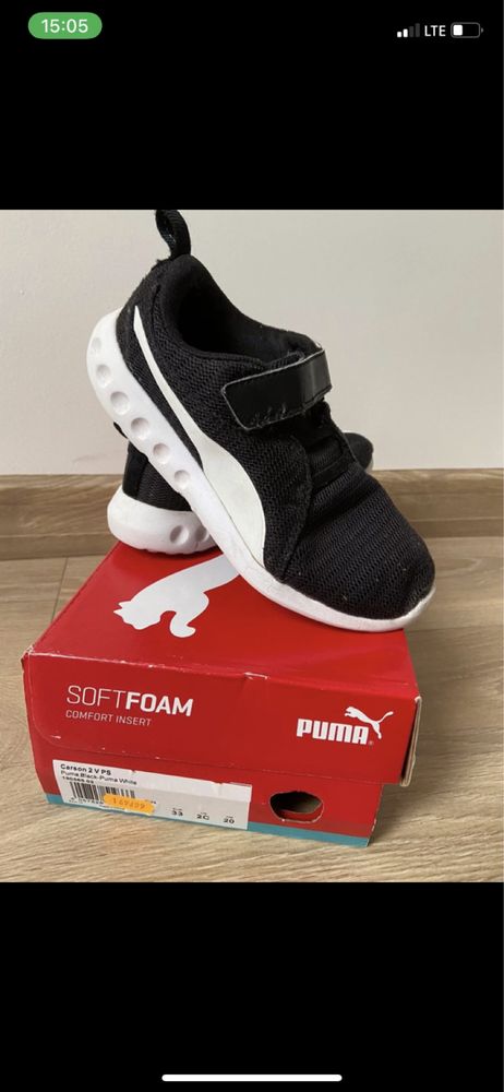 Buty sportowe dla chlopca Puma Softfoam 33