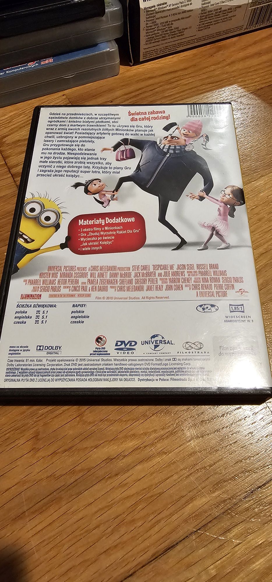 Minionki Jak ukraść księżyc film DVD