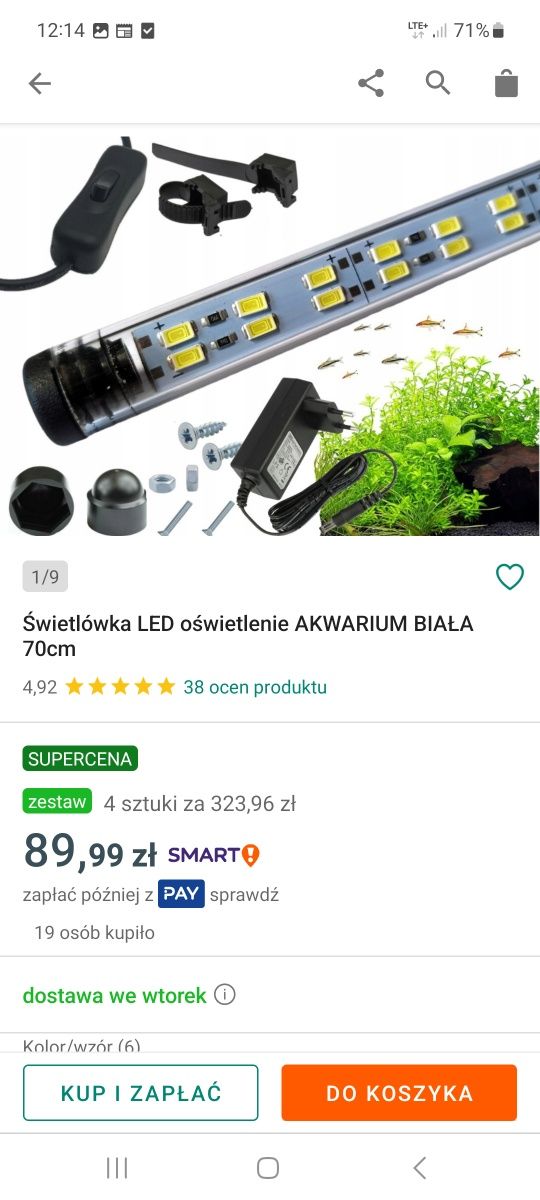 Akwarium pełen komplet 112 z życiem