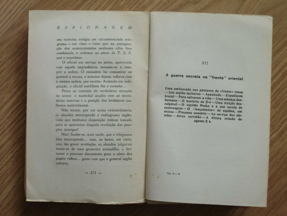 Espionagem - 2ª Volume de Adolfo Coelho