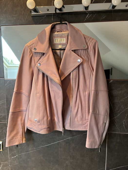 Kurtka skórzana ramoneska Michael Kors