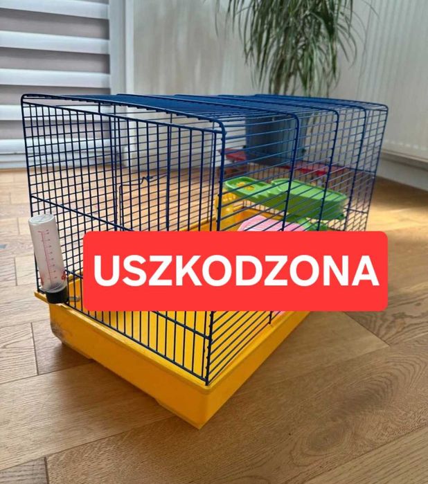 Klatka dla chomika USZKODZONA