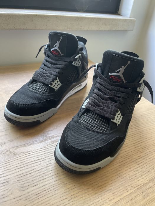 **NOVO** Air Jordan 4 Black Canvas