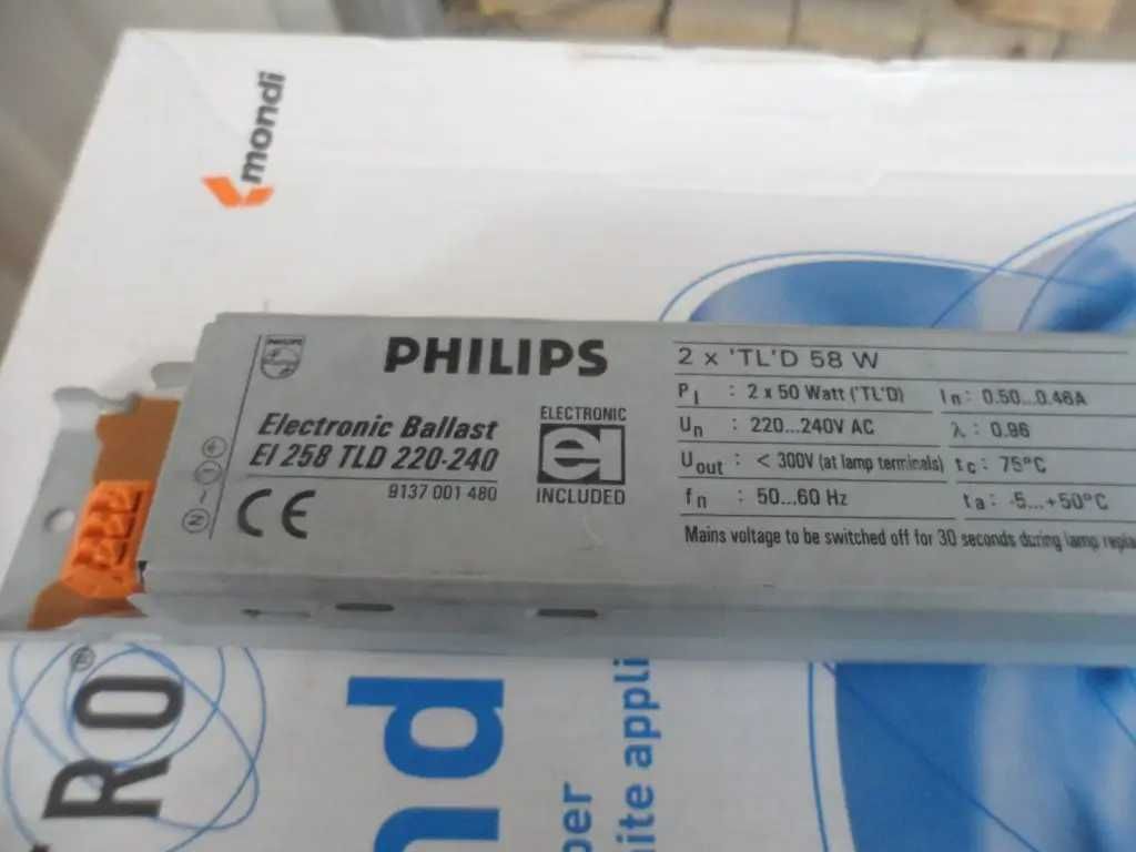 Балласт для люминисцентных / дневных ламп 58 ватт Philips 2х58w
