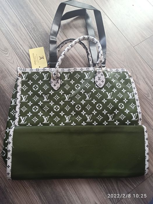 Nowa Biało-zielona torba