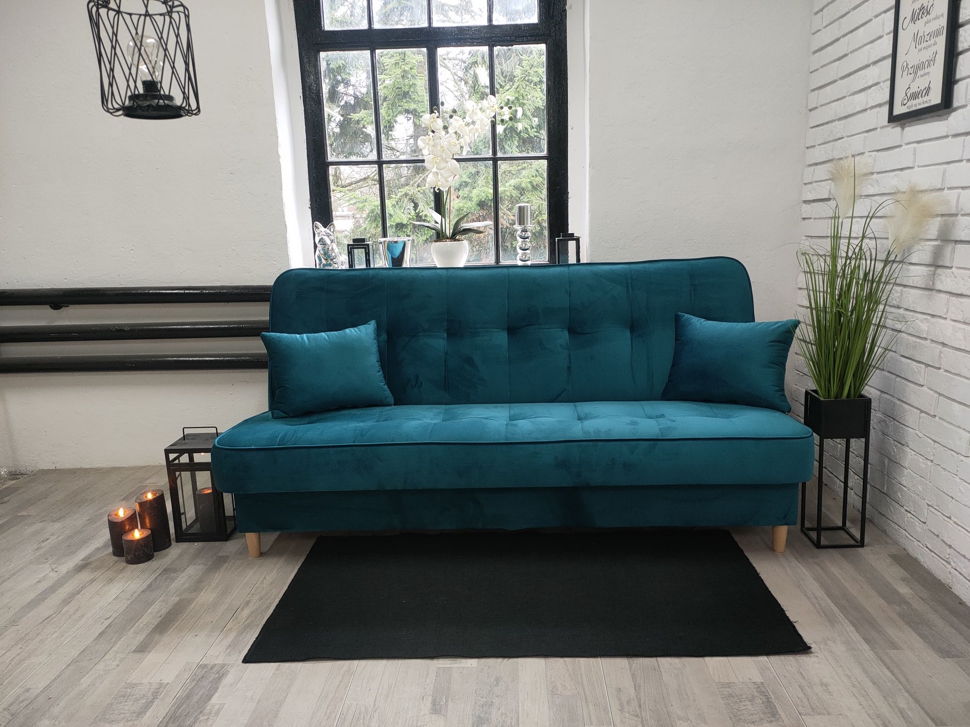 Kanapa sofa Izi welur producent