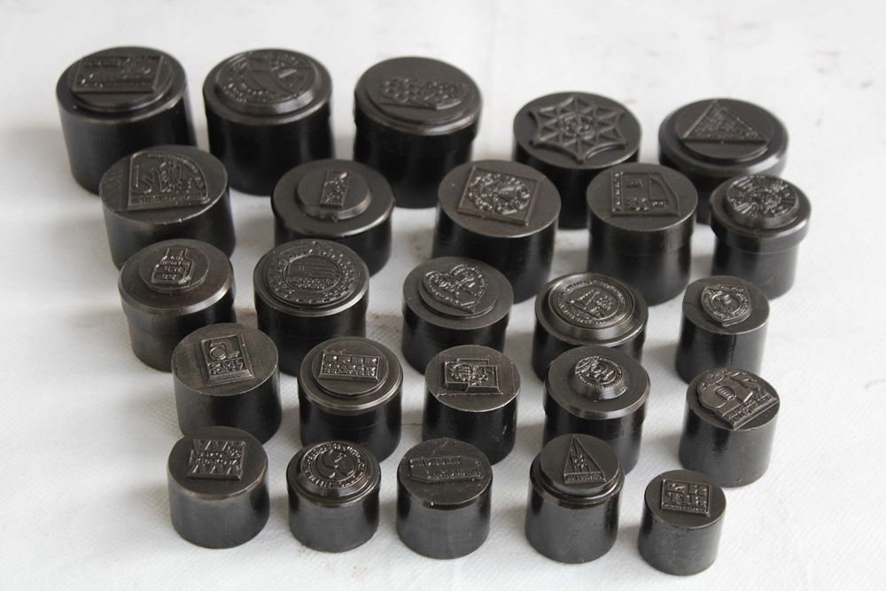 Stempel Matryca PRL-u - RÓZNE 40 sztuk