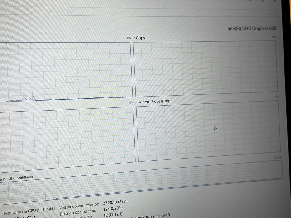 Lenovo Legion Y530 para peças - Gráfica queimada