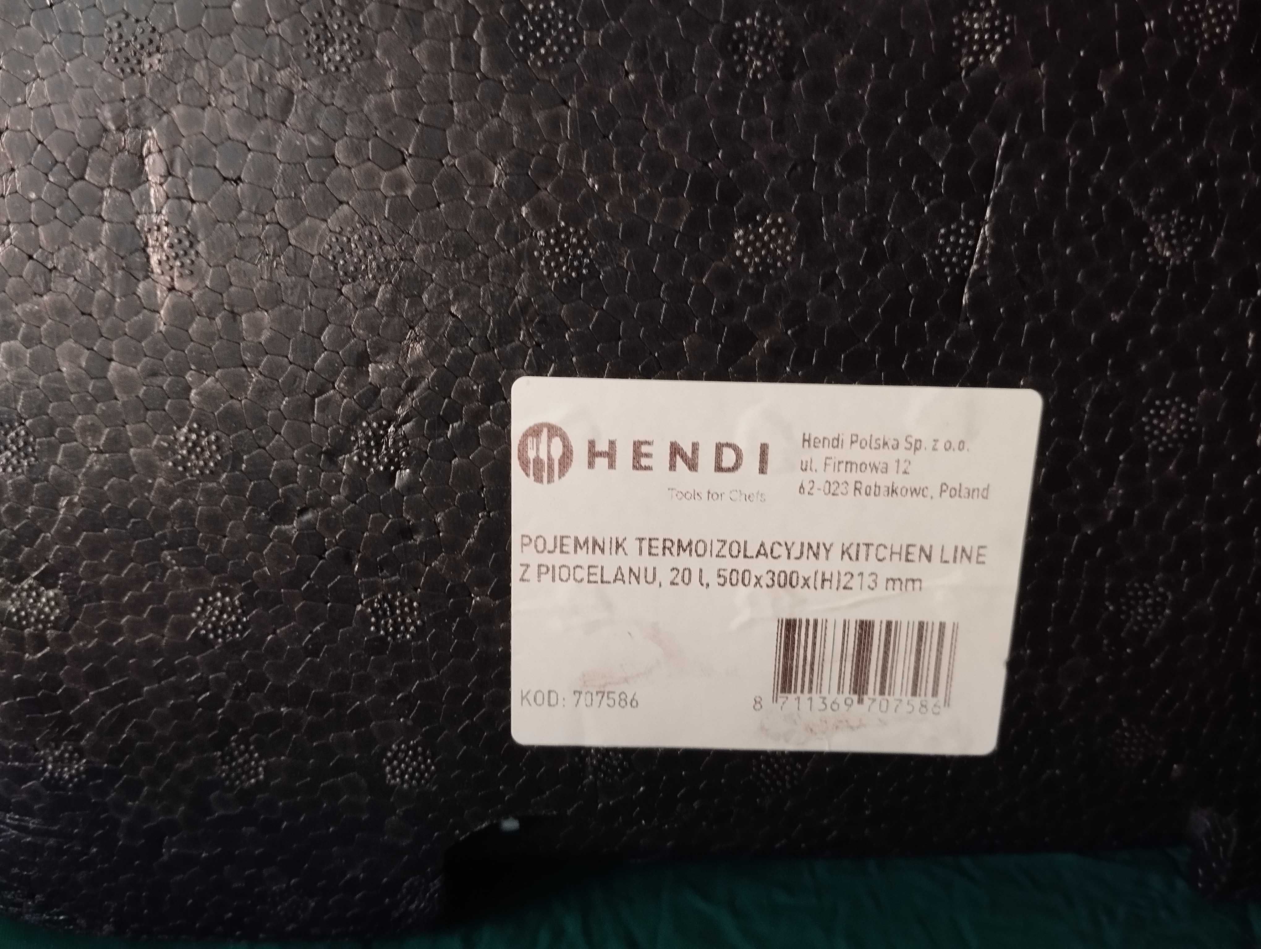 Termobox Hendi 30x50 20litrow, styrobox.