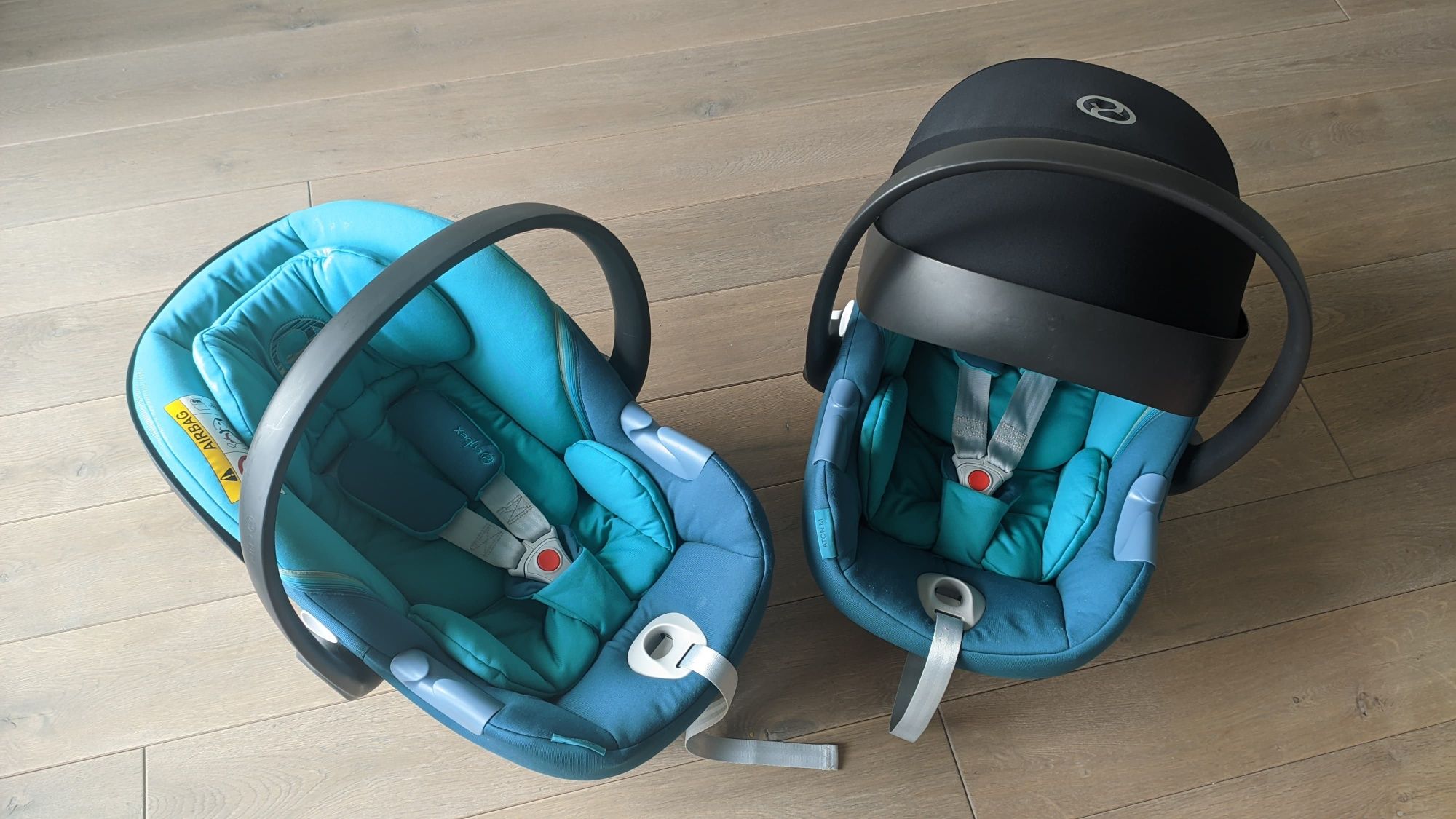 2 Foteliki Cybex Aton M River Blue