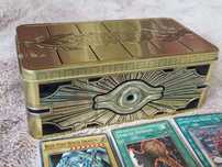 Yu-Gi-Oh! Gold Sarcophagus Tin + 65 oryginalnych kart + dodatki