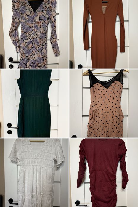 Paka ubrań, paczka sukienek 12 szt h&m asos