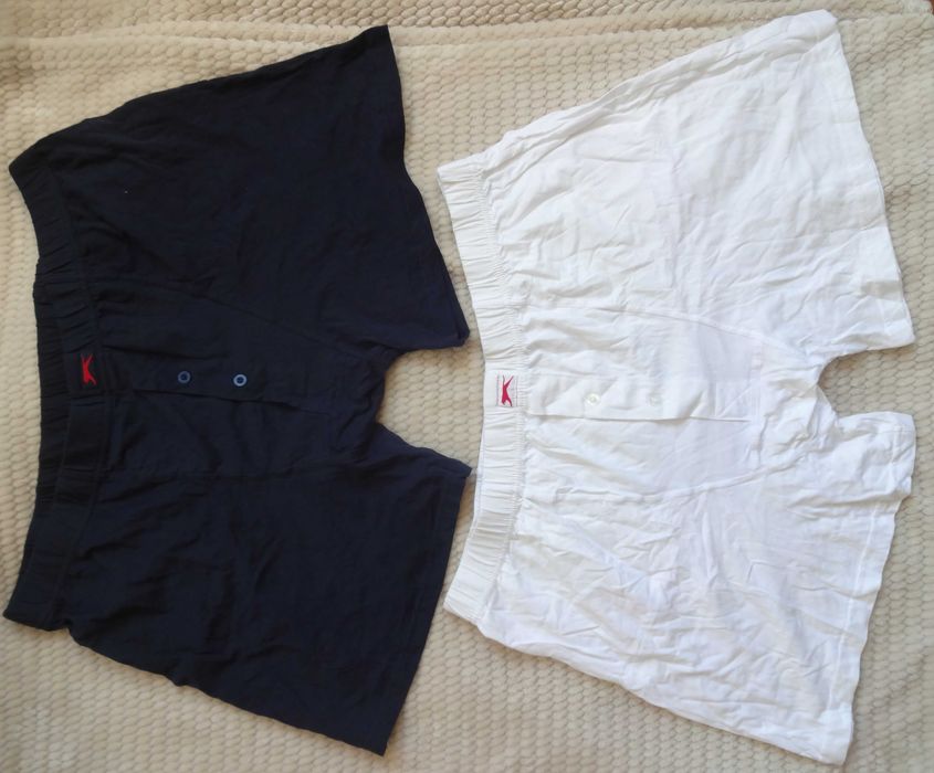 Slazenger - NOWE, w folii, 2 pary bokserek, rozm XXXL; białe i granat.