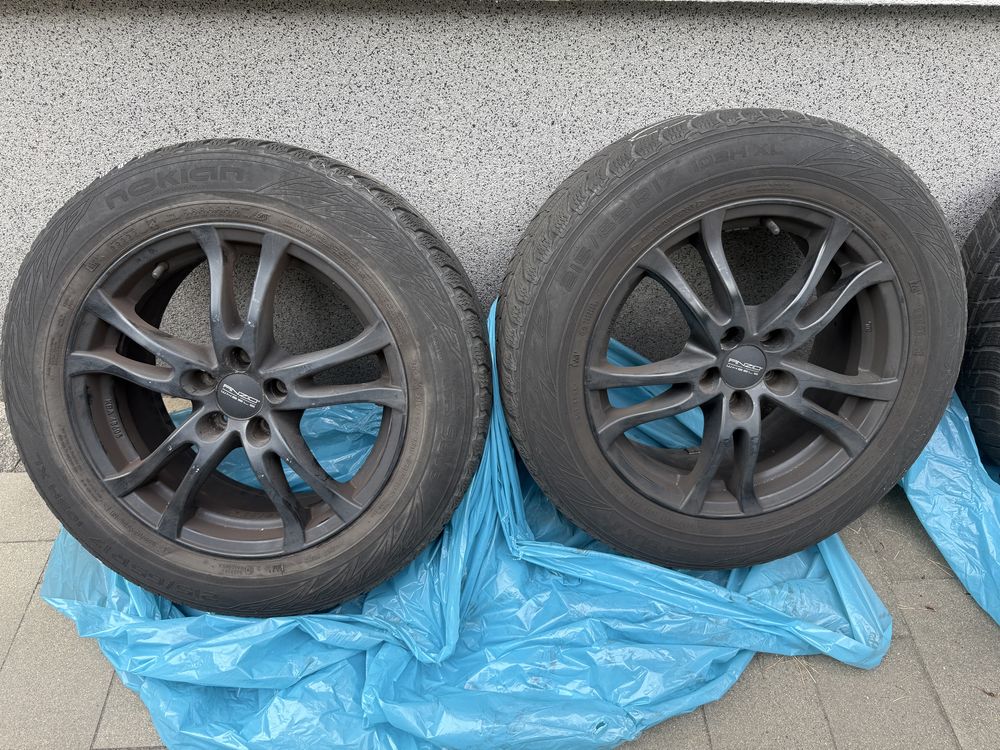 Felgi ANZIO Split Matt Black 17 Opony Nokian